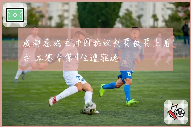 成都蓉城主帅因抗议判罚被罚上看台 本赛季第4位遭驱逐